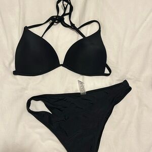 NEW black SHEIN bikini padded